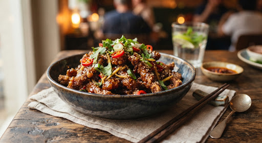 Crispy Ginger Chili Beef